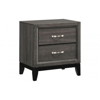 Coaster Watson Queen Bed - Gray Oak/Black