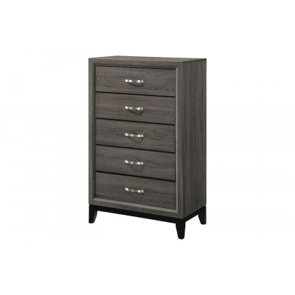 Coaster Watson Queen Bed - Gray Oak/Black