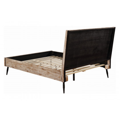 Coaster Marlow Eastern King Platform Bed - Rough Sawn Multi