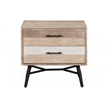Coaster Marlow Queen Platform Bed - Rough Sawn Multi