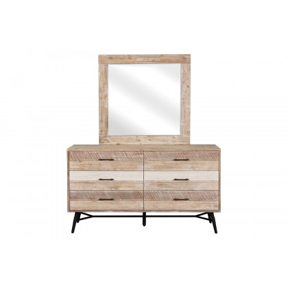 Coaster - Marlow 6-Drawer Dresser in Rough Sawn Multi