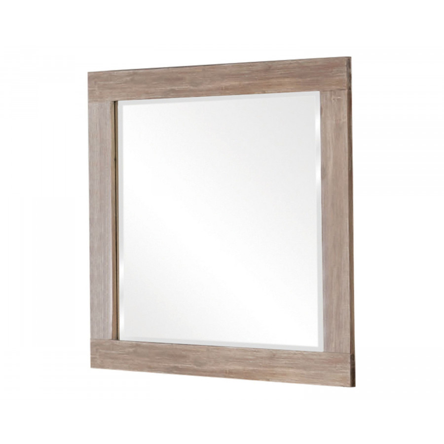 Coaster - Marlow Rectangular Mirror in Rough Sawn Multi