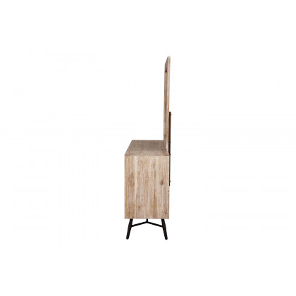 Coaster - Marlow Rectangular Mirror in Rough Sawn Multi