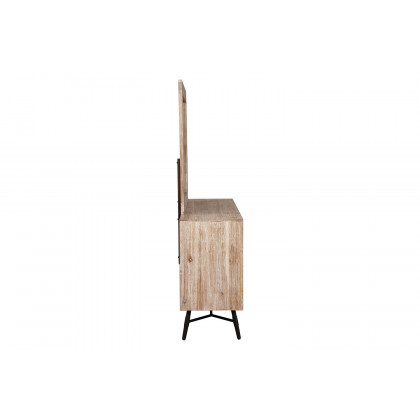Coaster - Marlow Rectangular Mirror in Rough Sawn Multi