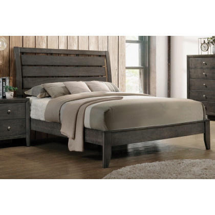Coaster Serenity Full Panel Bed - Mod Gray