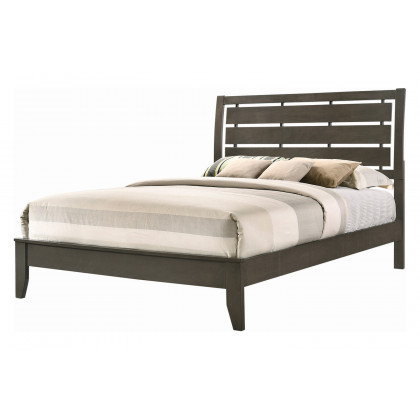 Coaster Serenity Queen Panel Bed - Mod Gray