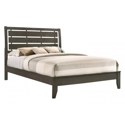 Coaster Serenity Queen Panel Bed - Mod Gray