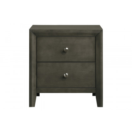 Coaster - Serenity 2-Drawer Nightstand in Mod Gray
