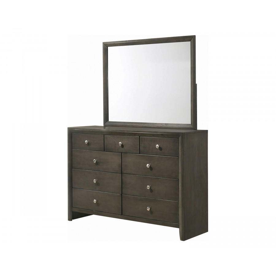 Coaster - Serenity 9-Drawer Dresser in Mod Gray
