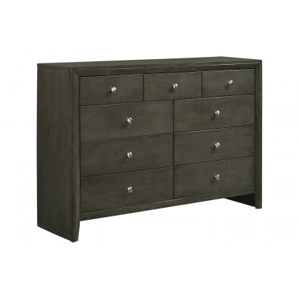 Coaster - Serenity 9-Drawer Dresser in Mod Gray