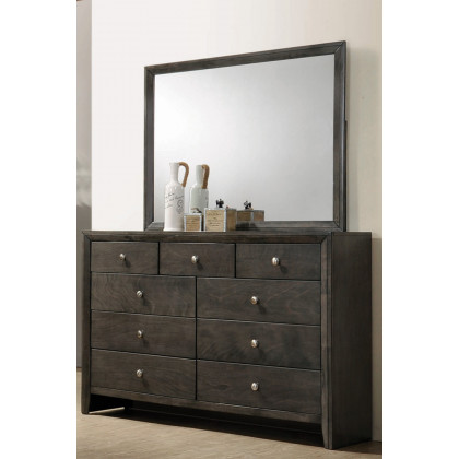 Coaster - Serenity 9-Drawer Dresser in Mod Gray
