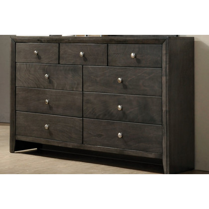 Coaster - Serenity 9-Drawer Dresser in Mod Gray