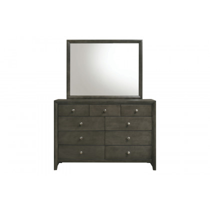Coaster - Serenity Rectangular Dresser Mirror in Mod Gray