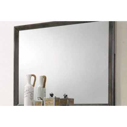 Coaster - Serenity Rectangular Dresser Mirror in Mod Gray