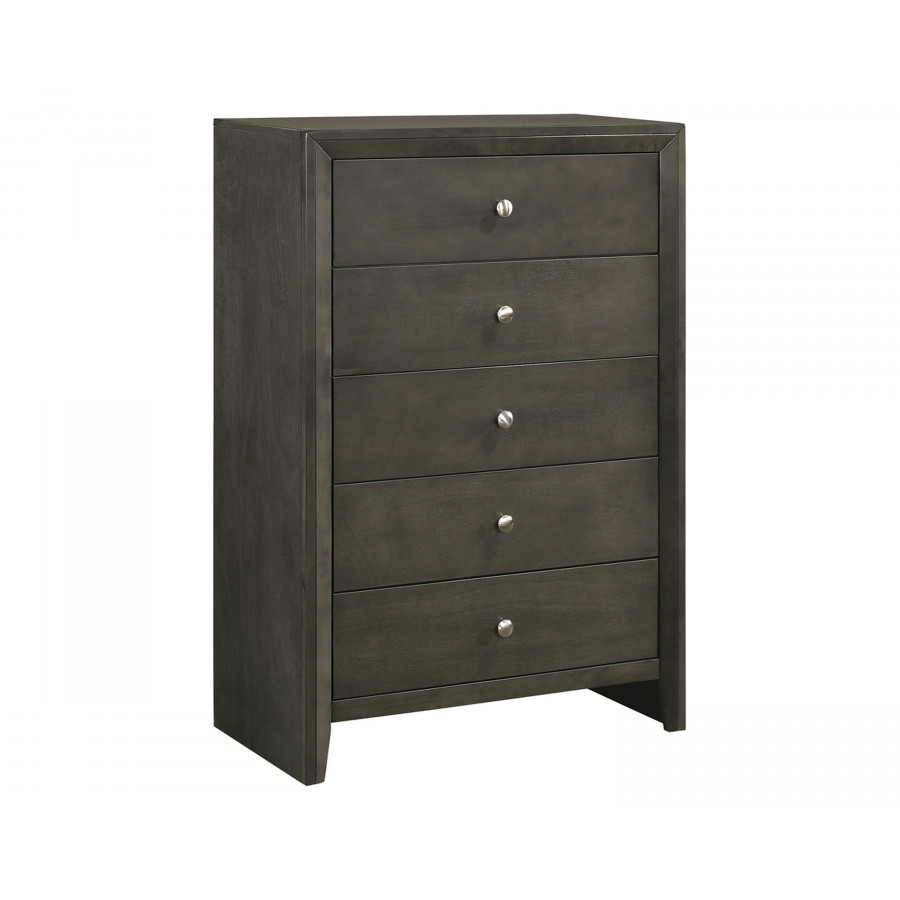 Coaster - Serenity 5-Drawer Chest in Mod Gray