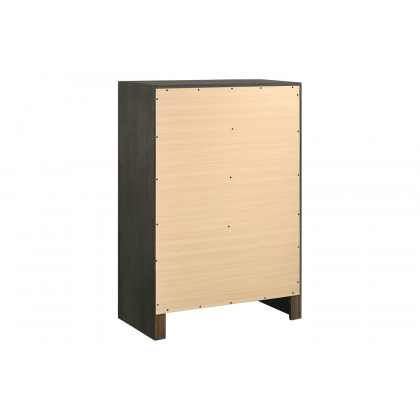Coaster - Serenity 5-Drawer Chest in Mod Gray