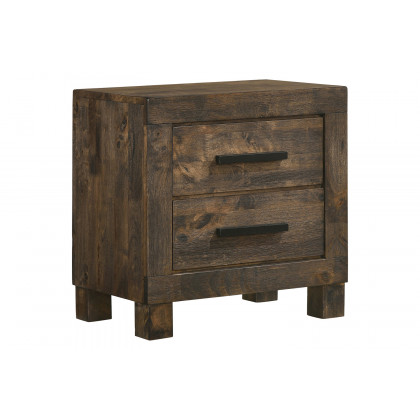 Coaster Woodmont California King Storage Bed - Rustic Golden Brown