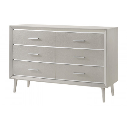 Coaster Ramon Full Panel Bed - Metallic Sterling