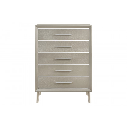 Coaster - Ramon 5-Drawer Chest in Metallic Sterling