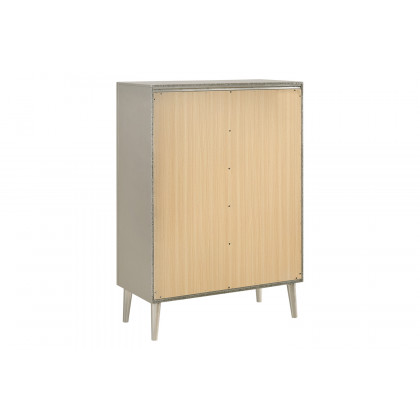 Coaster - Ramon 5-Drawer Chest in Metallic Sterling