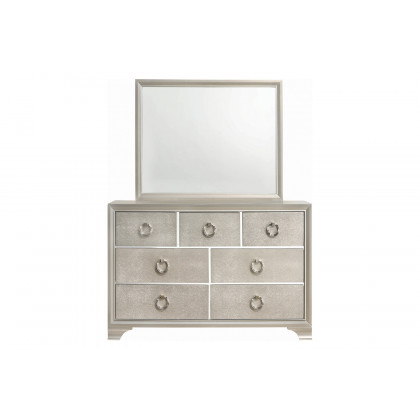 Coaster - Salford 7-Drawer Dresser in Metallic Sterling
