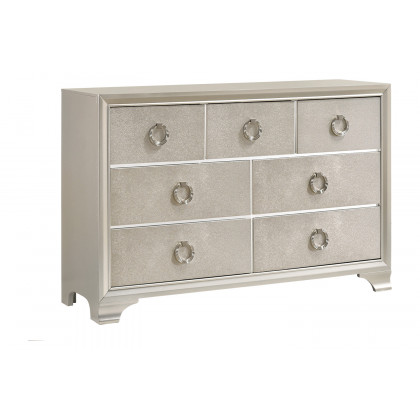 Coaster - Salford 7-Drawer Dresser in Metallic Sterling