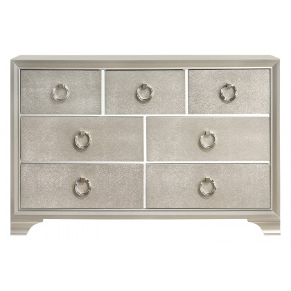 Coaster - Salford 7-Drawer Dresser in Metallic Sterling