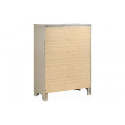 Coaster - Salford 5-Drawer Chest in Metallic Sterling