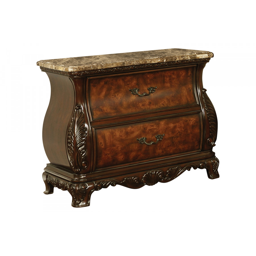 Coaster - Exeter 2-Drawer Nightstand in Dark Burl