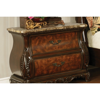 Coaster - Exeter 2-Drawer Nightstand in Dark Burl