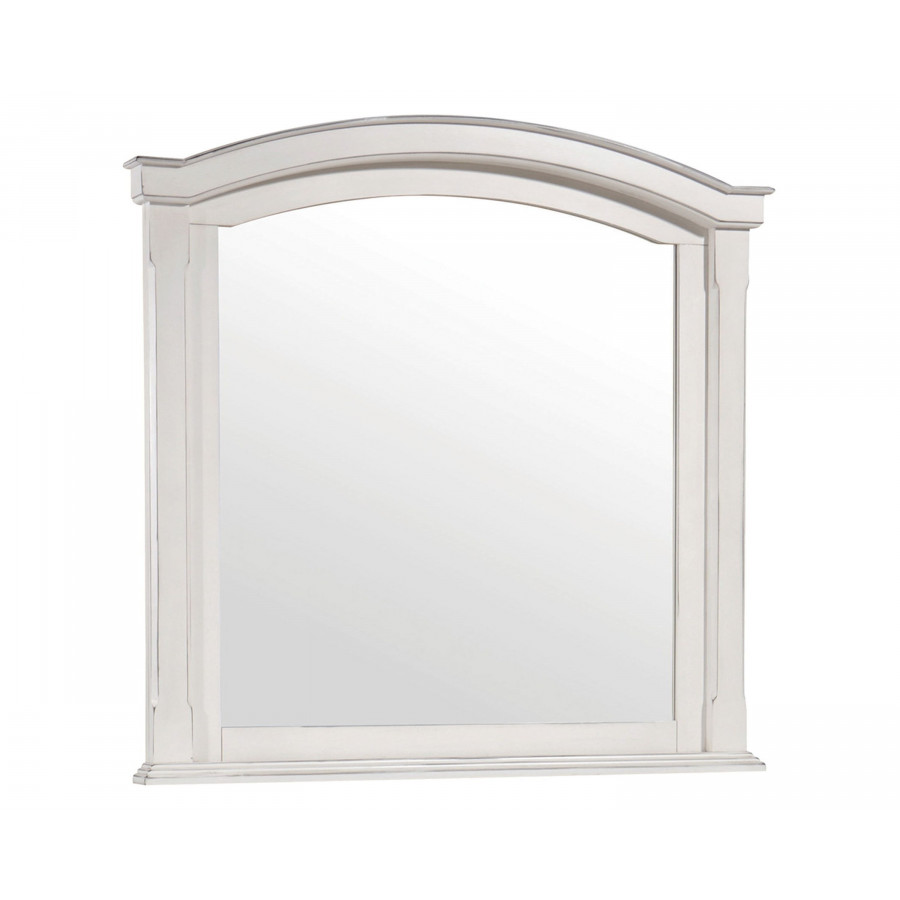 Coaster - Carolina Arched Mirror in Antique White