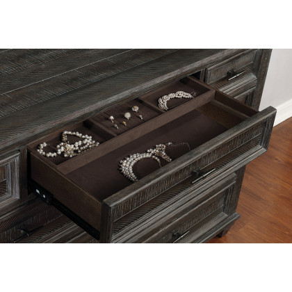 Coaster - Atascadero 9-Drawer Dresser in Weathered Carbon