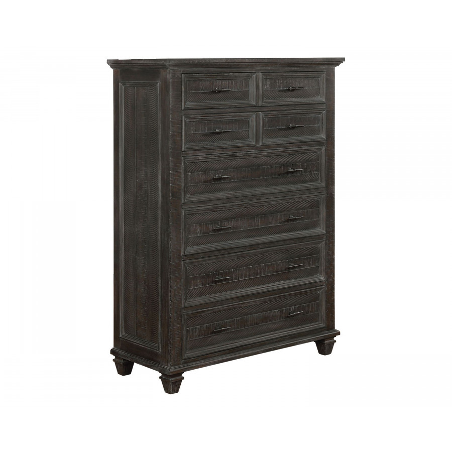 Coaster - Atascadero 8-Drawer Chest in Weathered Carbon