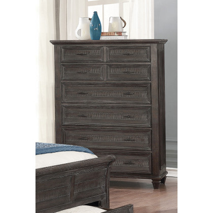 Coaster - Atascadero 8-Drawer Chest in Weathered Carbon