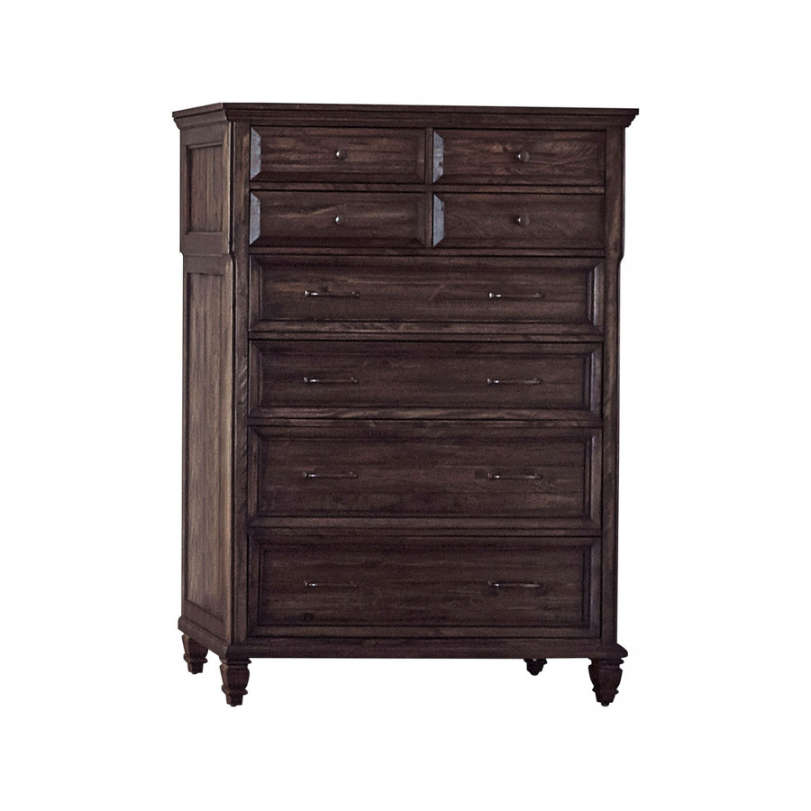 Coaster - Avenue 8-Drawer Chest in Weathered Burnished Brown