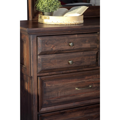 Coaster - Avenue 8-Drawer Chest in Weathered Burnished Brown