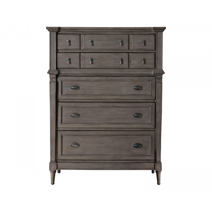 Coaster - Alderwood 5-Drawer Chest in French Gray