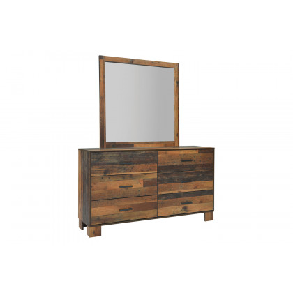 Coaster - Sidney 6-Drawer Dresser in Rustic Pine