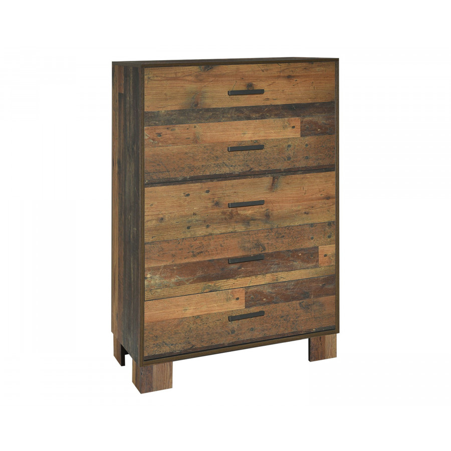 Coaster - Sidney 5-Drawer Chest in Rustic Pine