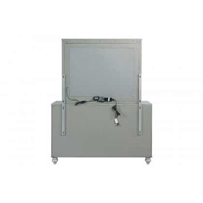 Coaster - Gunnison 6-Drawer Dresser in Silver Metallic