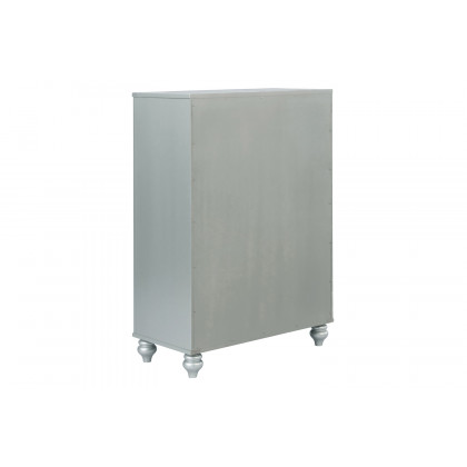 Coaster - Gunnison 5-Drawer Chest in Silver Metallic