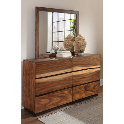 Coaster - Winslow 6-Drawer Dresser in Smokey Walnut/Coffee Bean