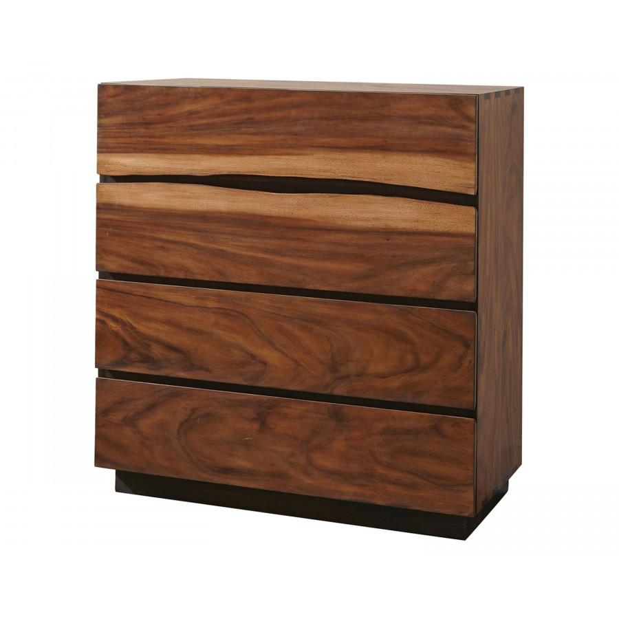 Coaster - Winslow 4-Drawer Chest in Smokey Walnut/Coffee Bean