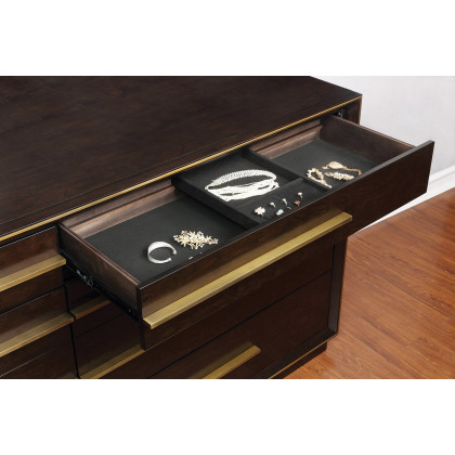 Coaster - Durango 8-Drawer Dresser in Smoked Peppercorn