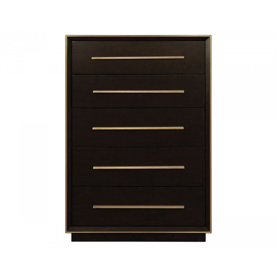 Coaster - Durango 5-Drawer Chest in Smoked Peppercorn