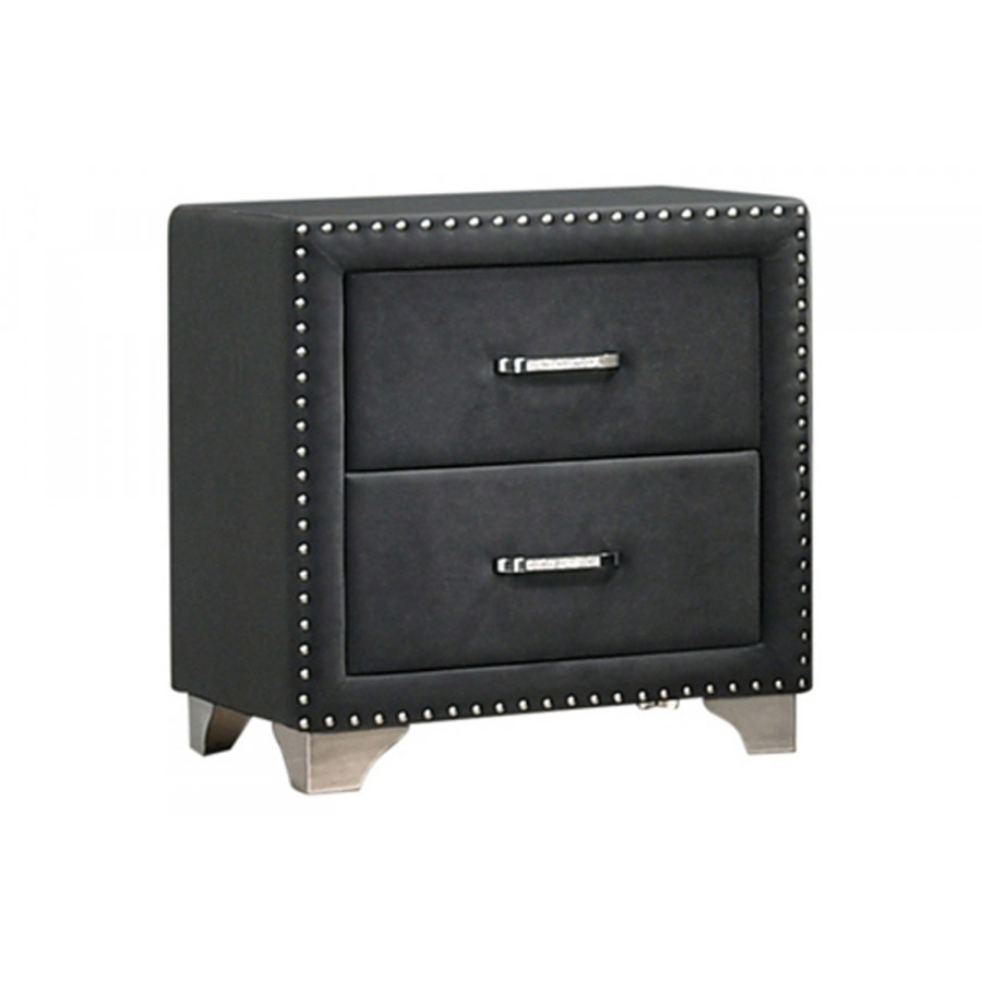Coaster - Melody 2-Drawer Upholstered Nightstand
