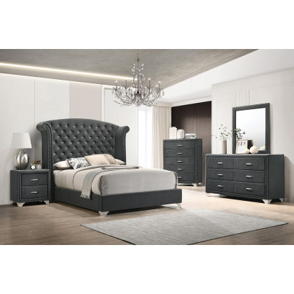 Coaster - Melody 2-Drawer Upholstered Nightstand
