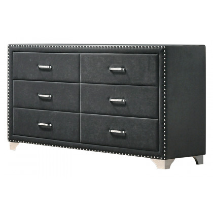 Coaster - Melody 6-Drawer Upholstered Dresser