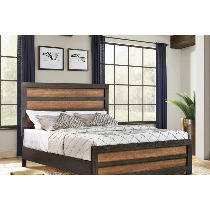 Coaster Dewcrest Eastern King Panel Bed - Caramel/Licorice