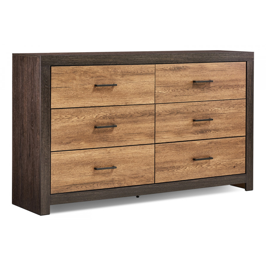 Coaster - Dewcrest 6-Drawer Dresser in Caramel/Licorice